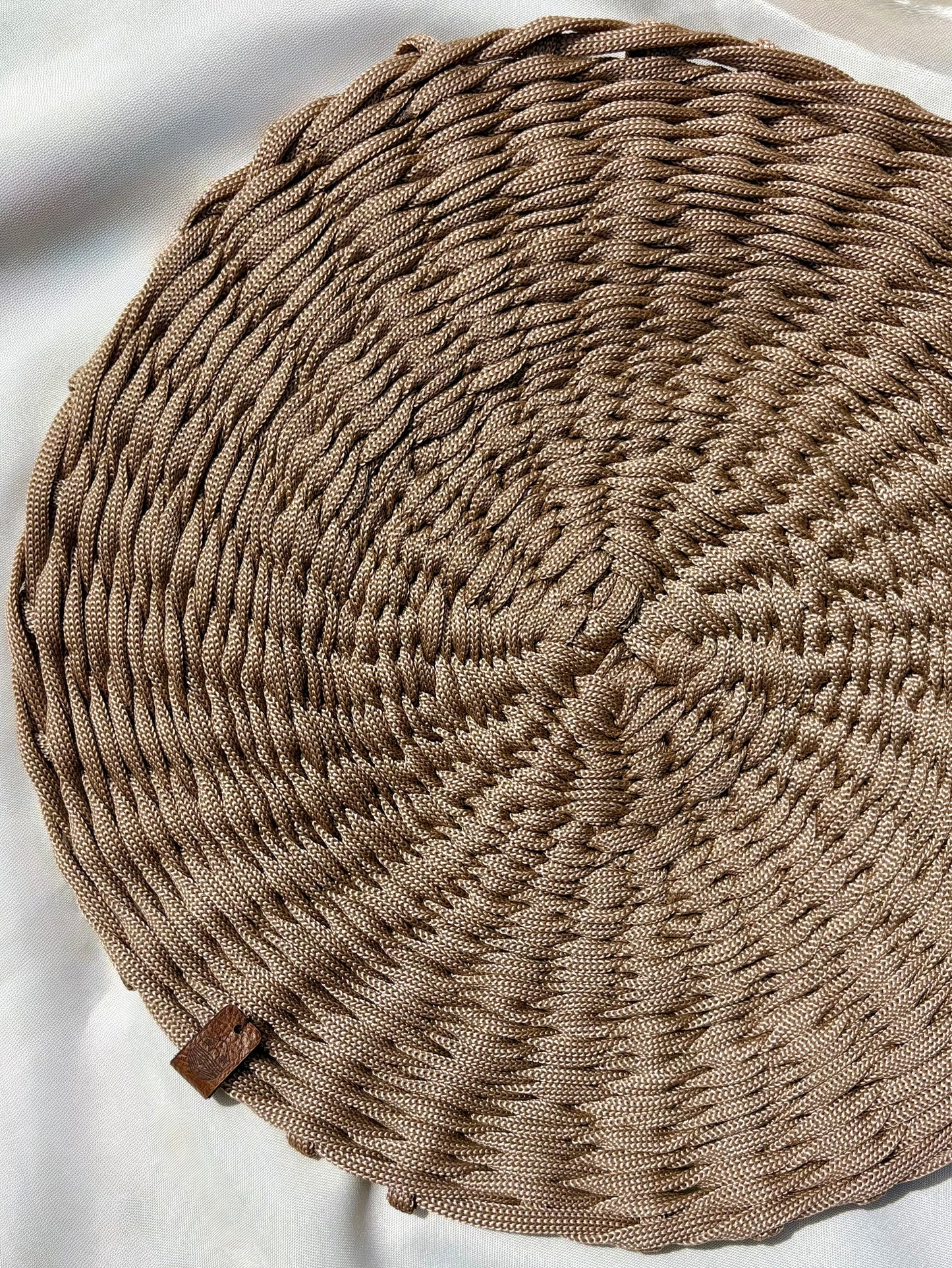 Sousplat corda náutica trançada